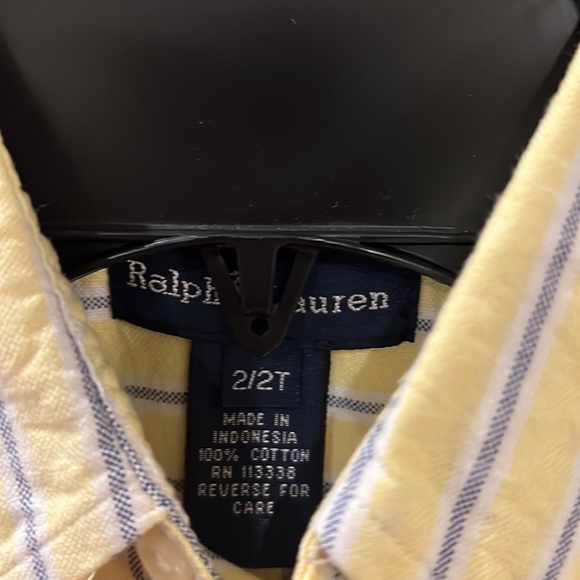 Ralph Lauren button down boys shirt, EUC - Picture 2 of 4